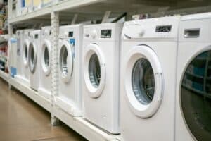 Dumping washing machines