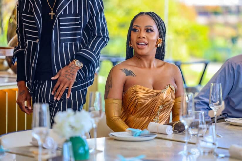 Kelly Khumalo during the Nuna Official Launch in South Africa at Houghton Hotel's Exclusive Sejour Restaurant on July 08, 2023 in Johannesburg, South Africa. Nuna is a global brand with Dutch roots and has been focusing on creating smart, helpful, and bold baby gear since 2007. Picture via Gallo Images/OJ Koloti)