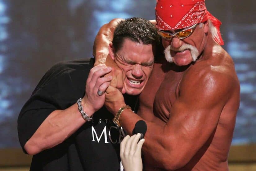 John Cena Hulk Hogan WWE wrestler