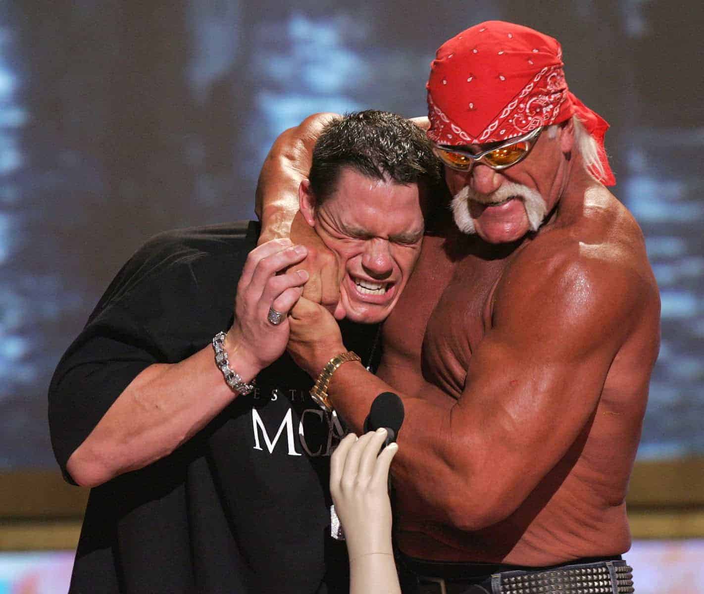 John Cena Hulk Hogan WWE wrestler