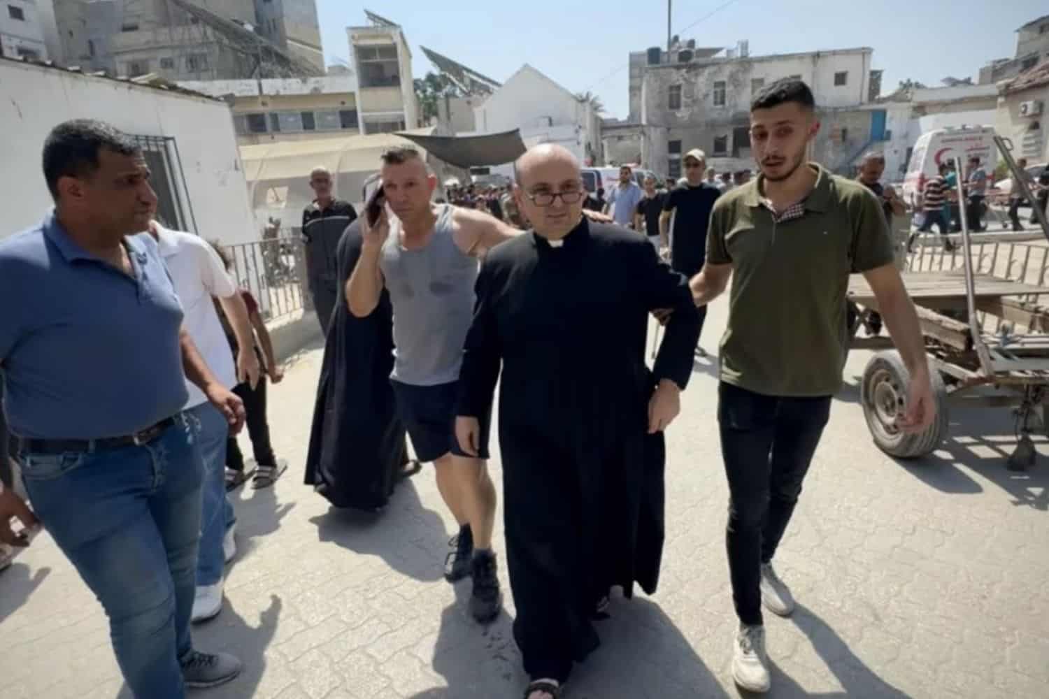 Israel strikes Catholic church in Gaza, killing three injuring ten [VIDEO]