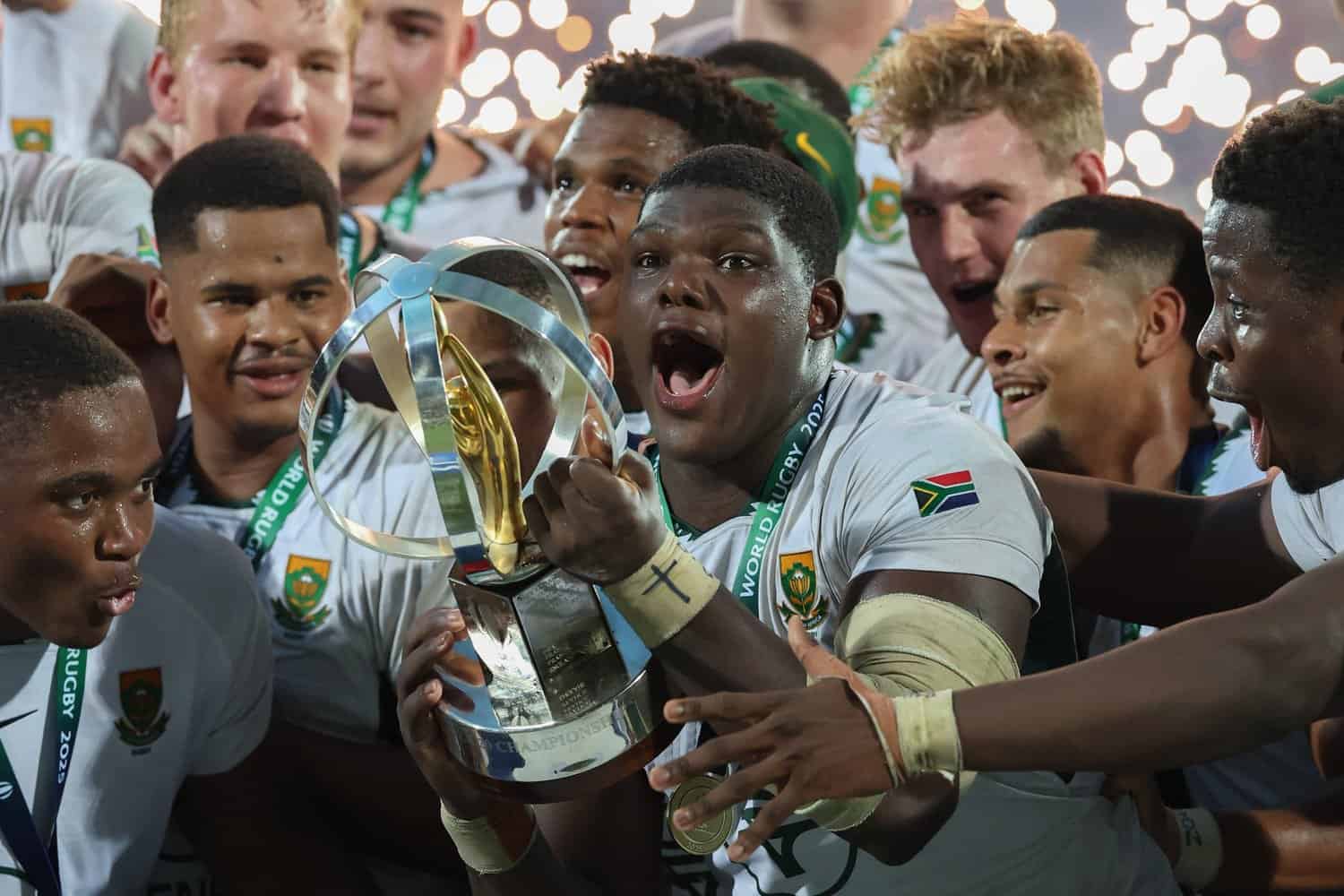 Junior Springboks rugby players