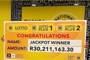 Lotto winner Cape Town retired mother