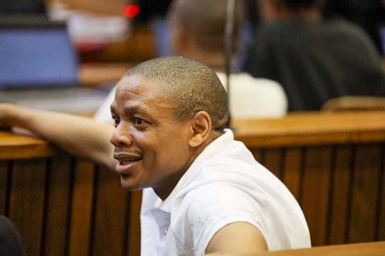 Senzo Meyiwa trial Mthobisi Mncube shackles