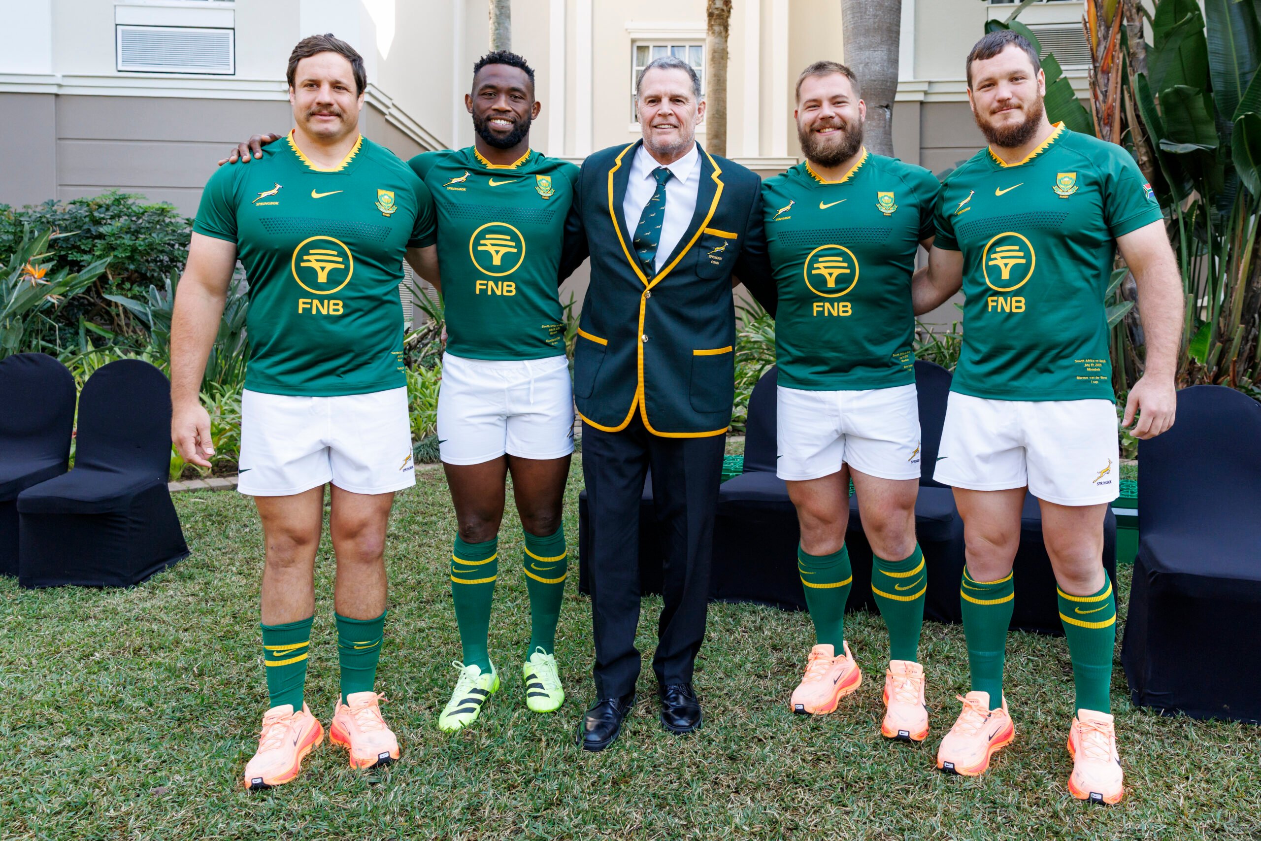 Siya Kolisi and Springbok debutants