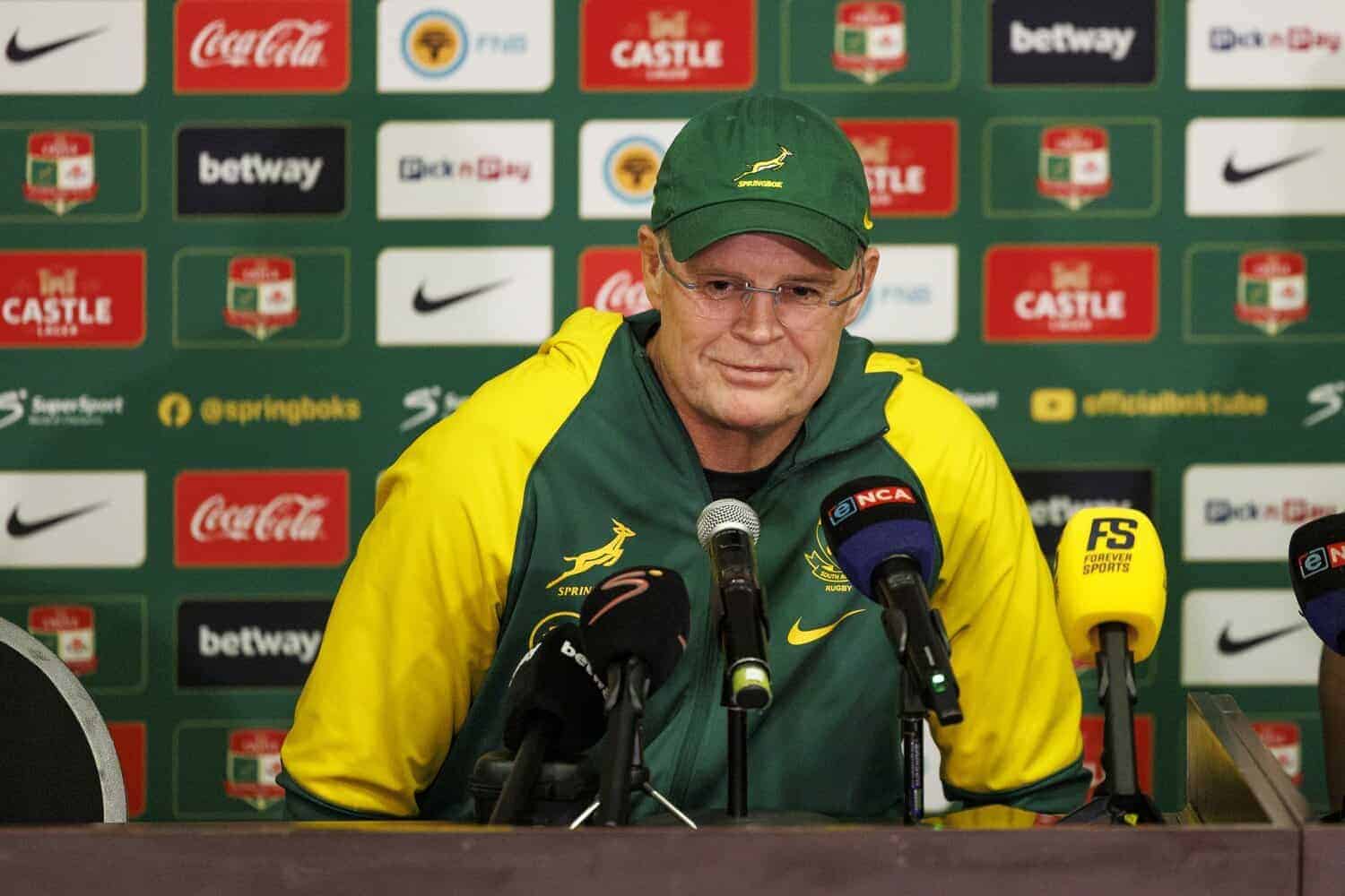 Springbok coach Rassie Erasmus