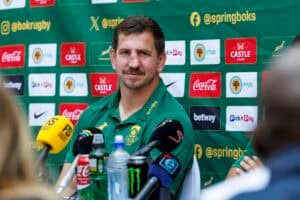 Springbok loose forward Kwagga Smith before Georgia