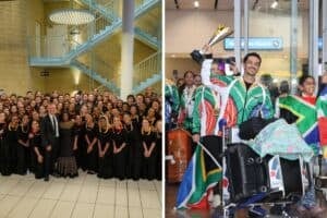 The Stellenbosch University Choir and the SA street dance group