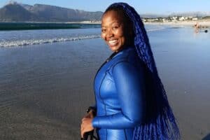 Zandi Ndhlovu at sea