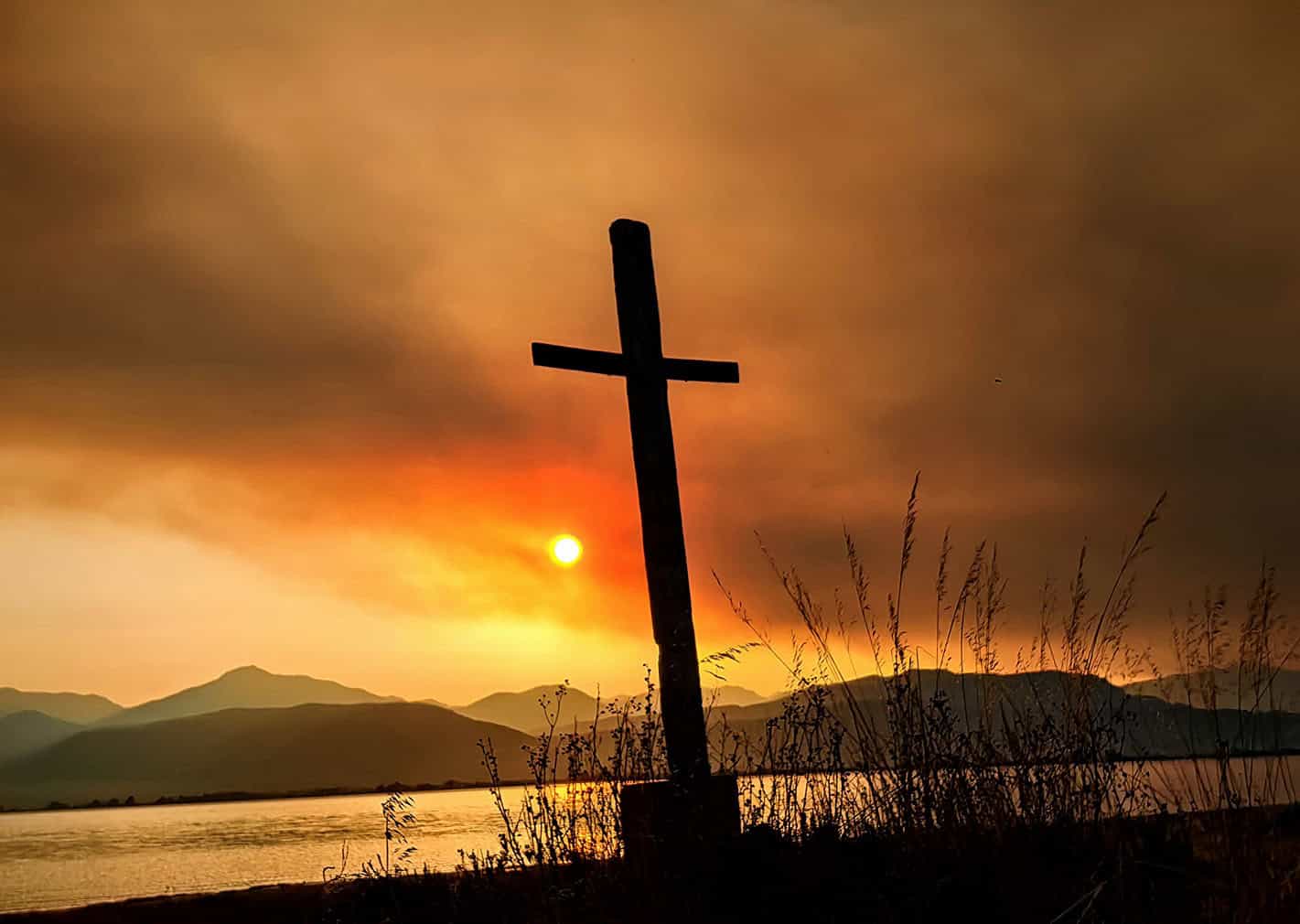 Wildfire in Feneos, Corinth, southern Greece