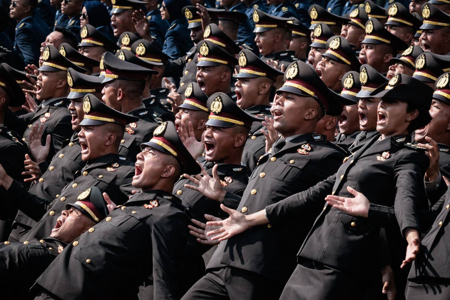 New Indonesian police officers