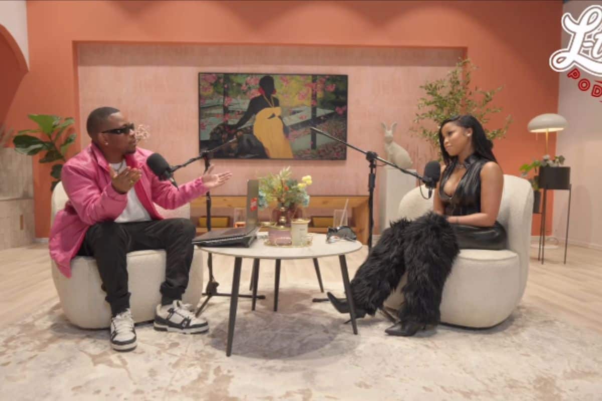 L-Tido and Ney The Bae having a conversation on a podcast