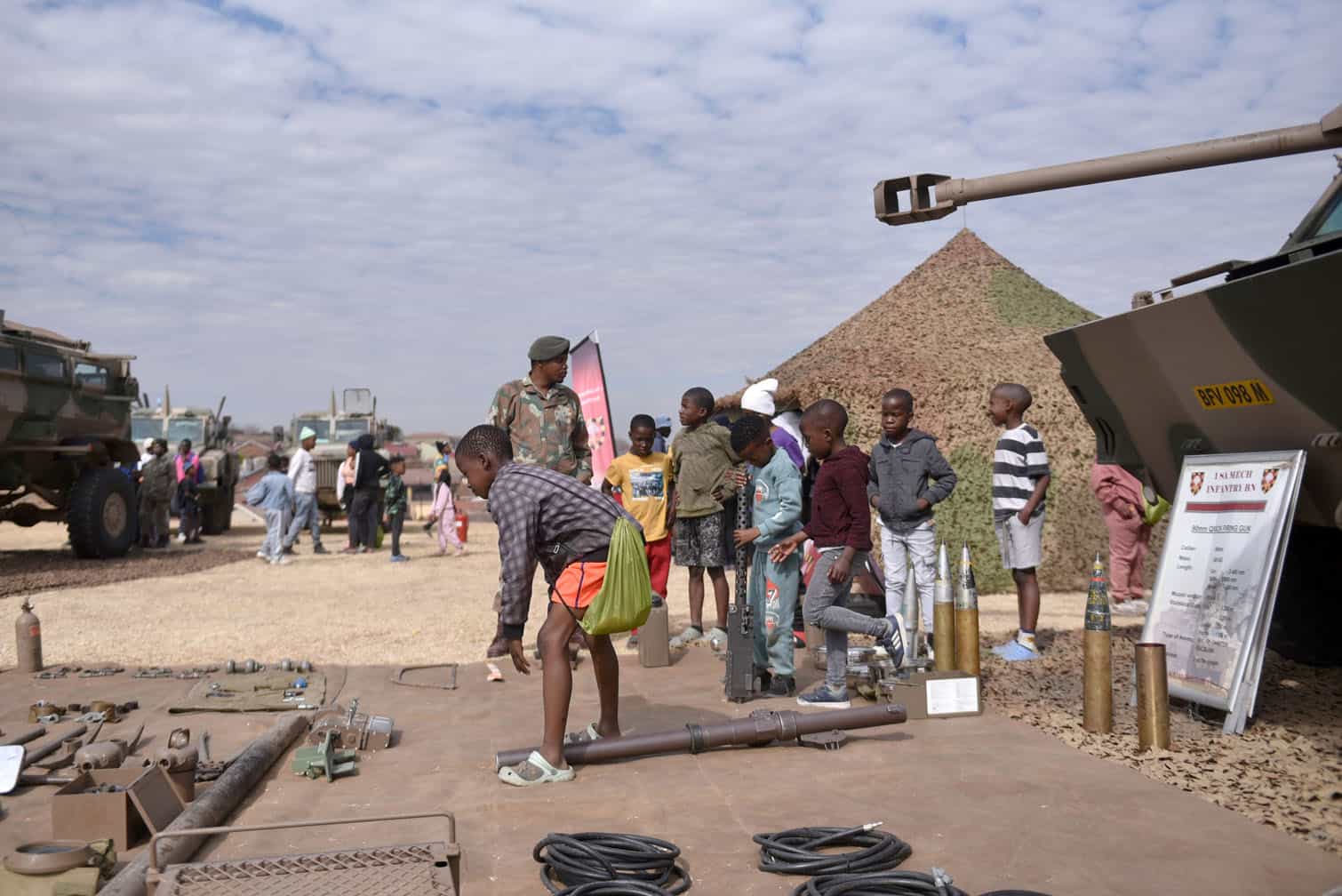 Mandela Day military event