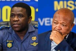 Nhlanhla Mkhwanazi and Police Minister Senzo Mchunu have been at loggerheads.