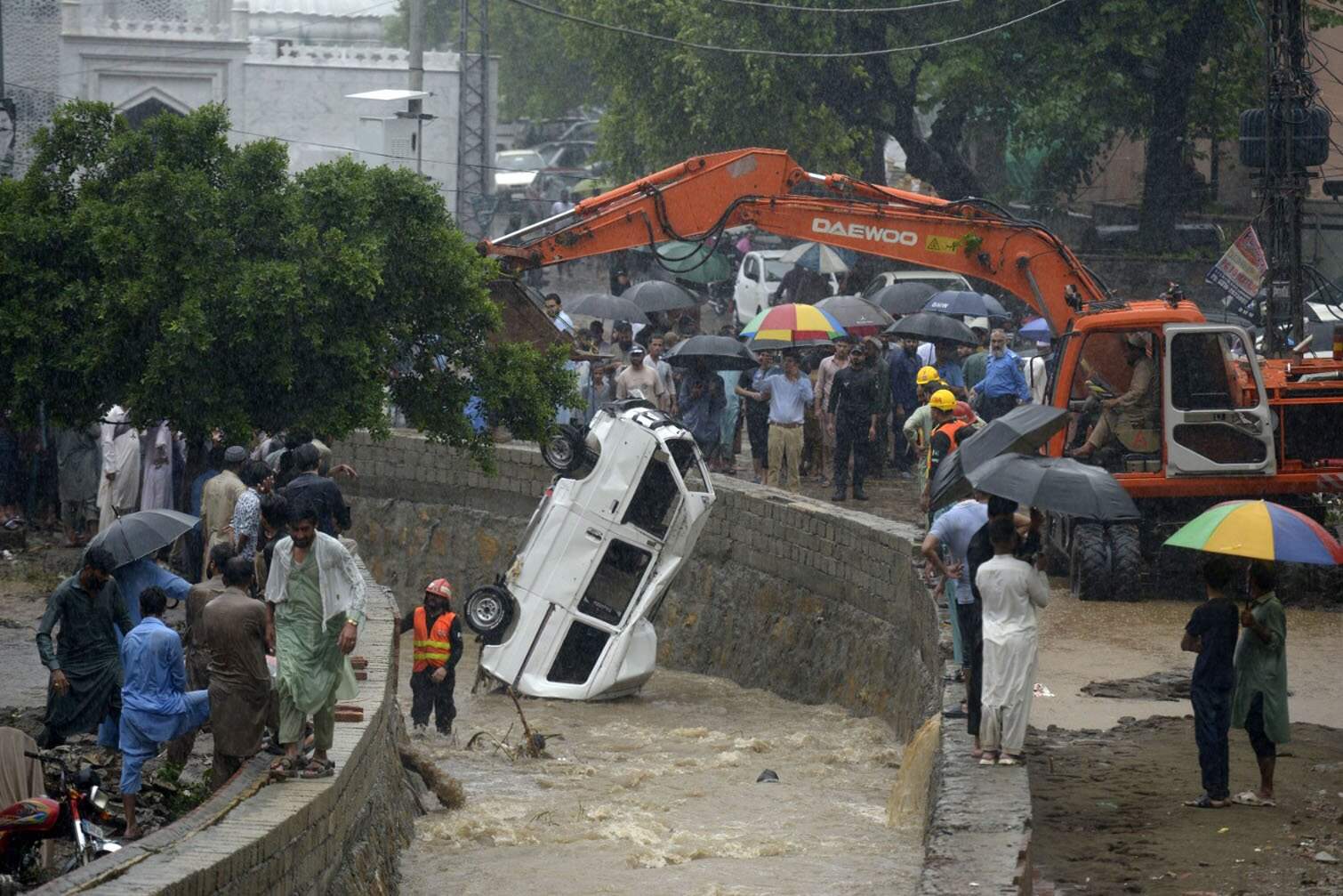 Heavy monsoon rains in Islamabad