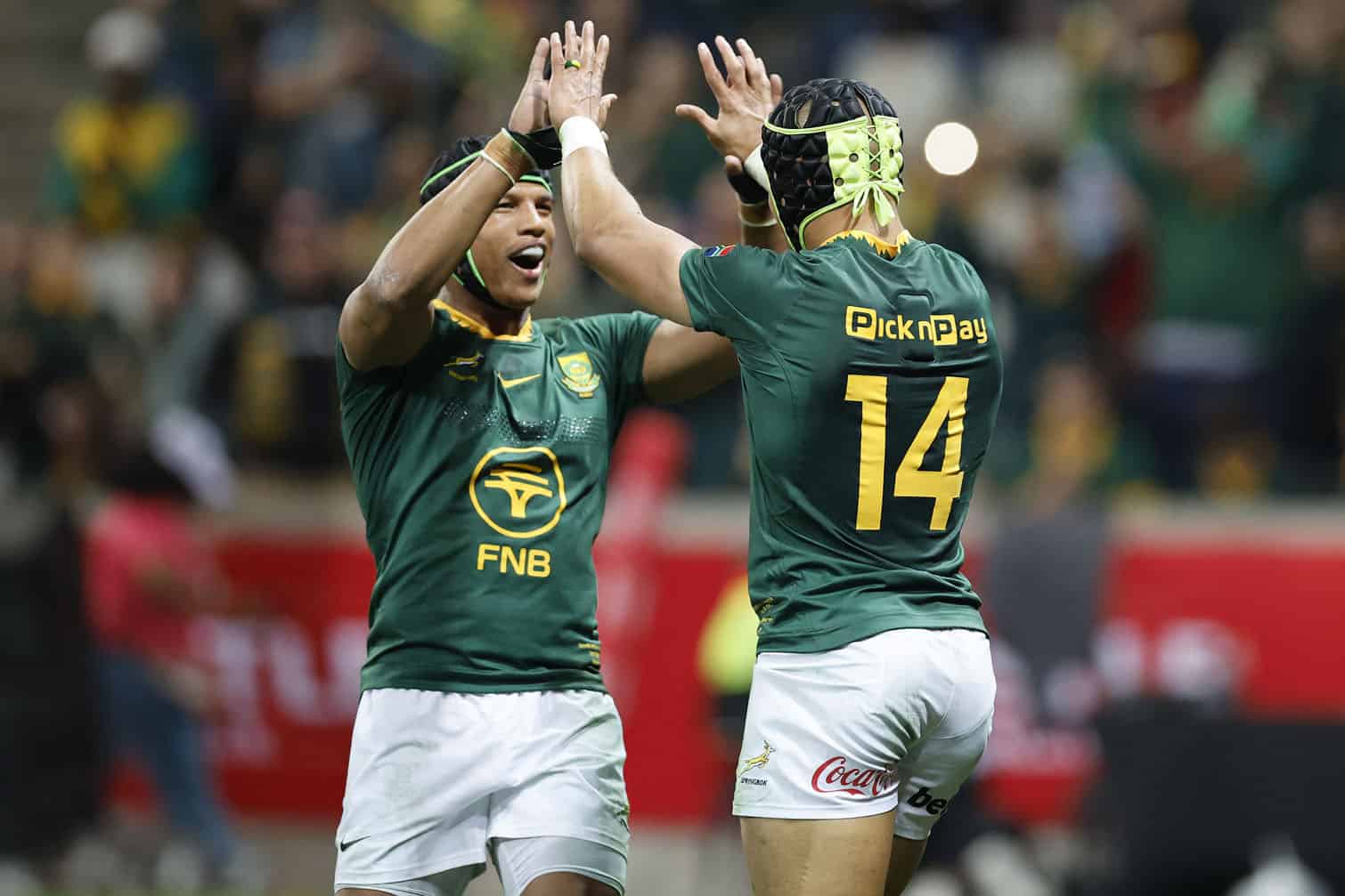 South Africa's wing Edwill van der Merwe