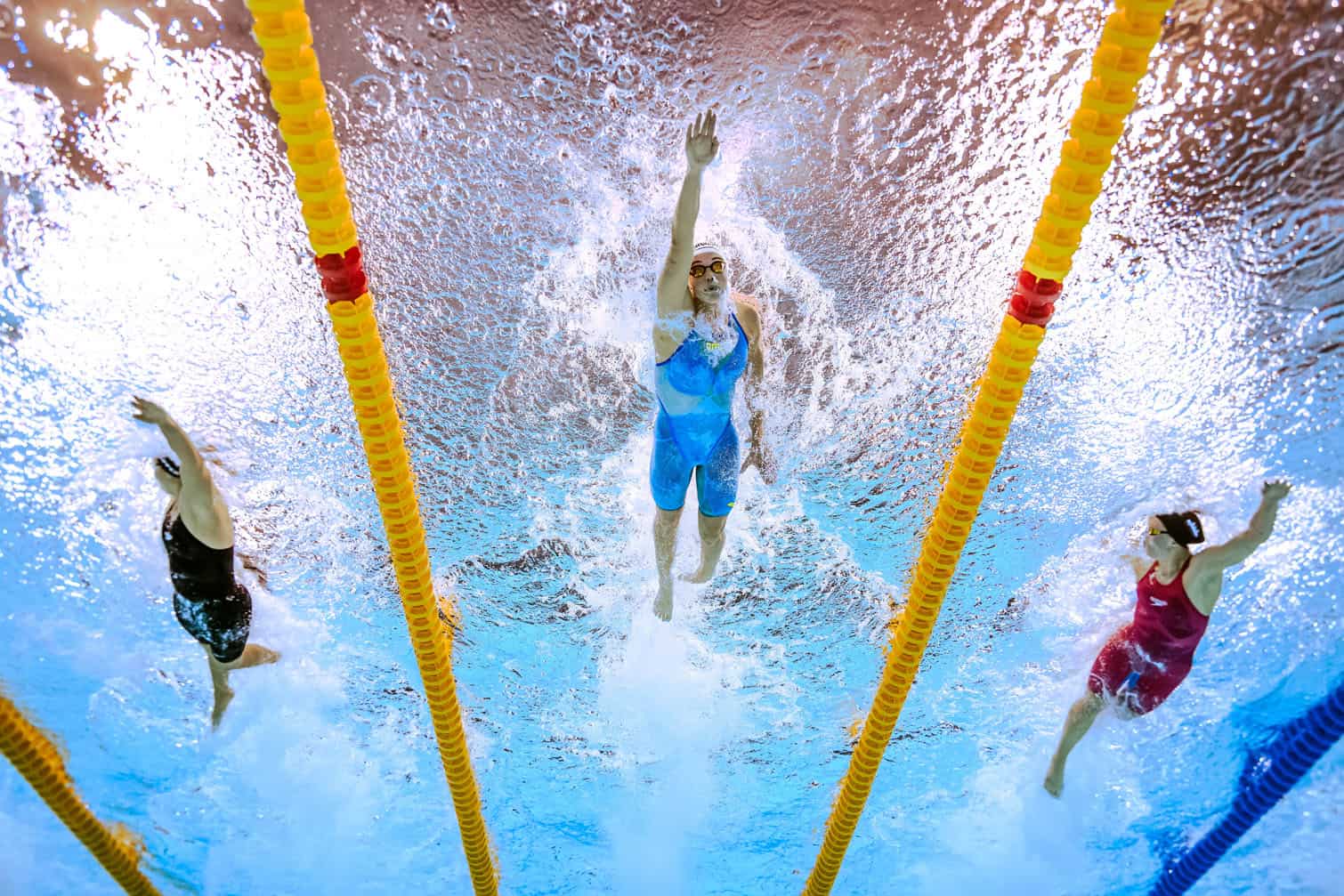 South Africa's swimmer Erin Gallagher