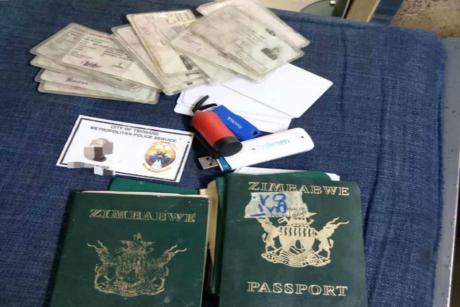 42 identity books and six smart ID cards seized