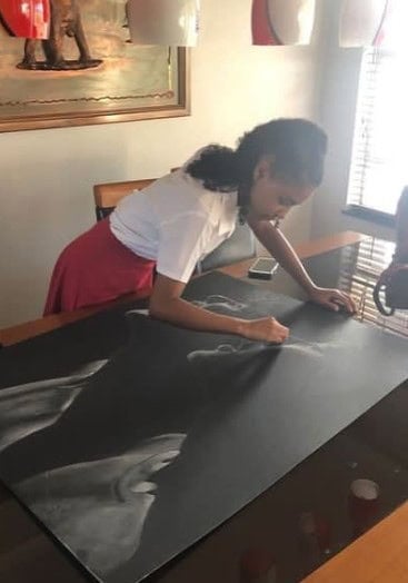 Tyla painitng ,Picture Instagram