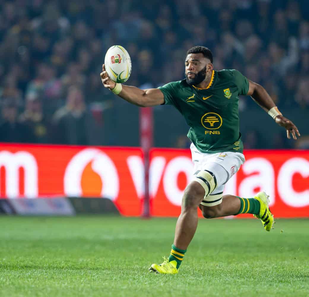 Springbok flanker Vincent Tshituka Test debut Italy July 2025