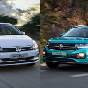 VW Polo and T-Cross comparison hatchback vs crossover