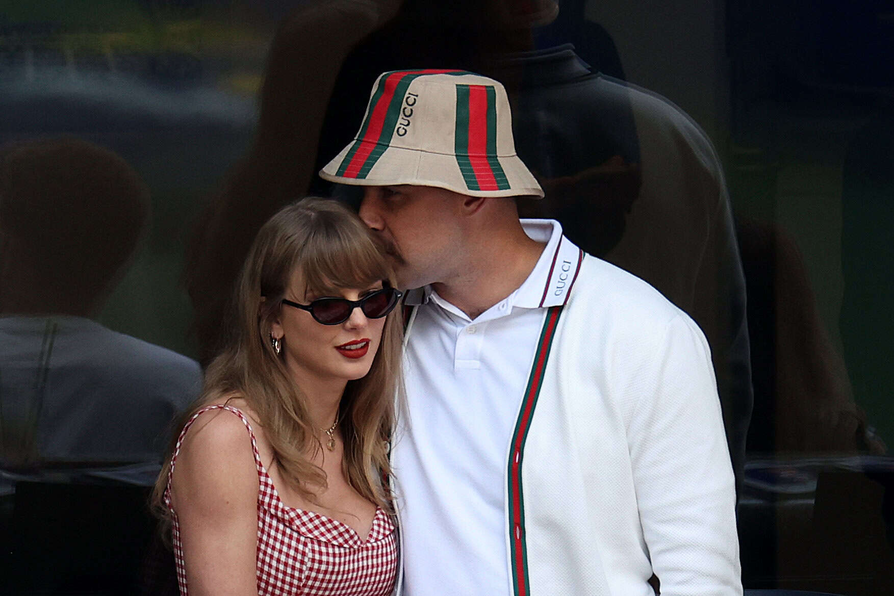 Singer-songwriter Taylor Swift and Travis Kelce of the Kansas City Chiefs attend the Men's Singles Final match between Taylor Fritz of the United States and Jannik Sinner of Italy on Day Fourteen of the 2024 US Open at USTA Billie Jean King National Tennis Center on September 08, 2024 in the Flushing neighborhood of the Queens borough of New York City. Picture via Jamie Squire/Getty Images