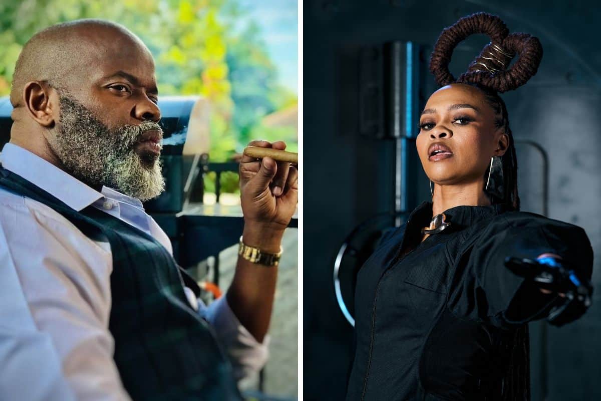 Dumisani Mbebe (L) and Linda Sokhulu (R)