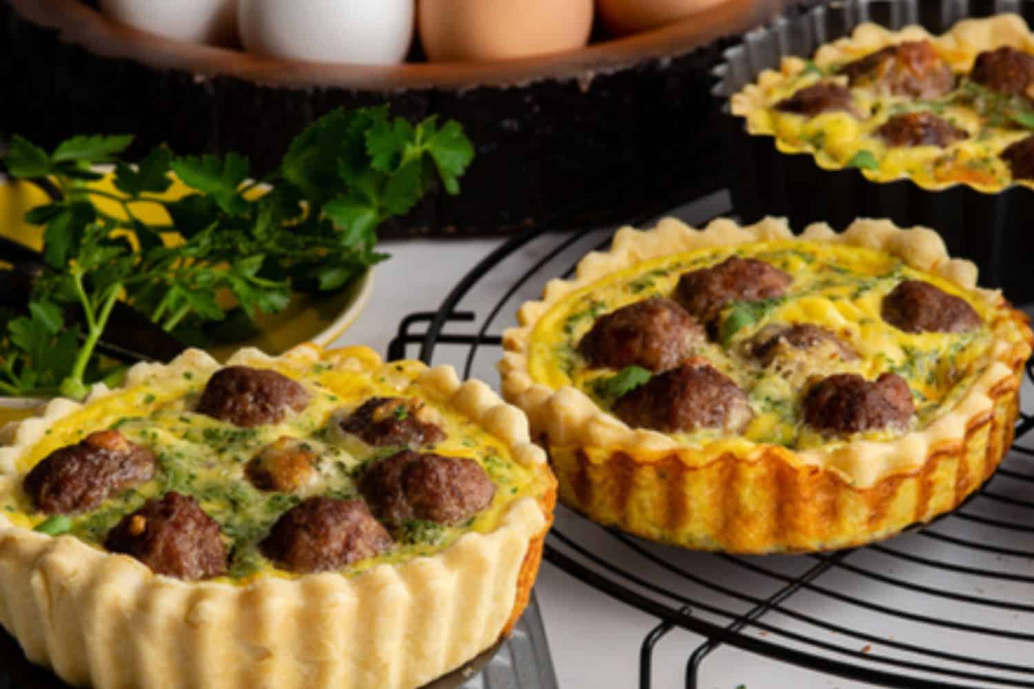 Boerewors & Egg Quiche