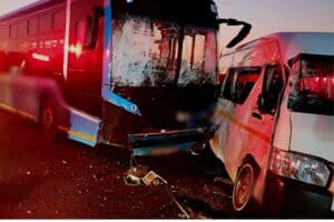 Several injured after bus and taxi collide in KZN