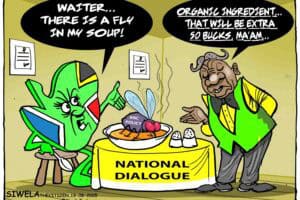 Cartoon Ramaphosa National Dialogue