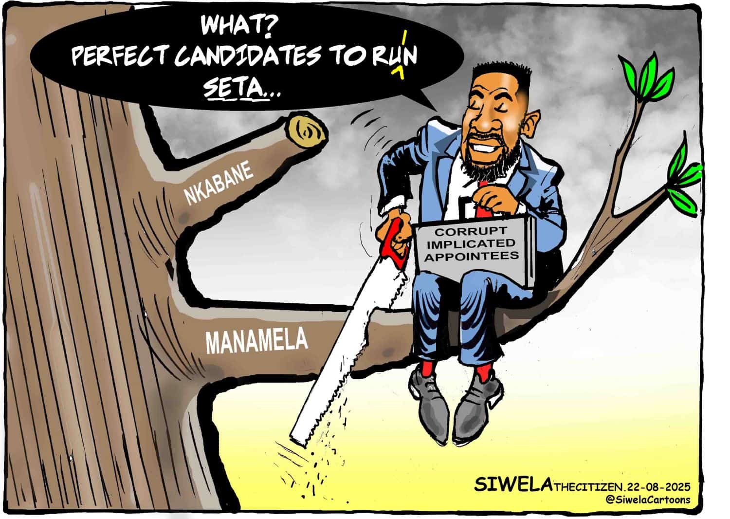 Cartoon 22 August 2025 Setas Buti Manamela
