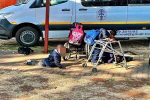 Children with physical disabilities at Ezibeleni School
