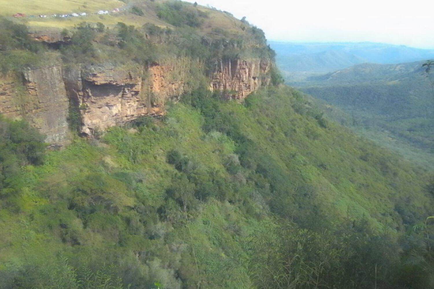Rescue officials searching for wreckage after car plunges down KZN cliff