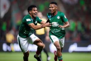 WATCH: Bafana's Nkota reacts to scoring debut goal for Al-Ettifaq