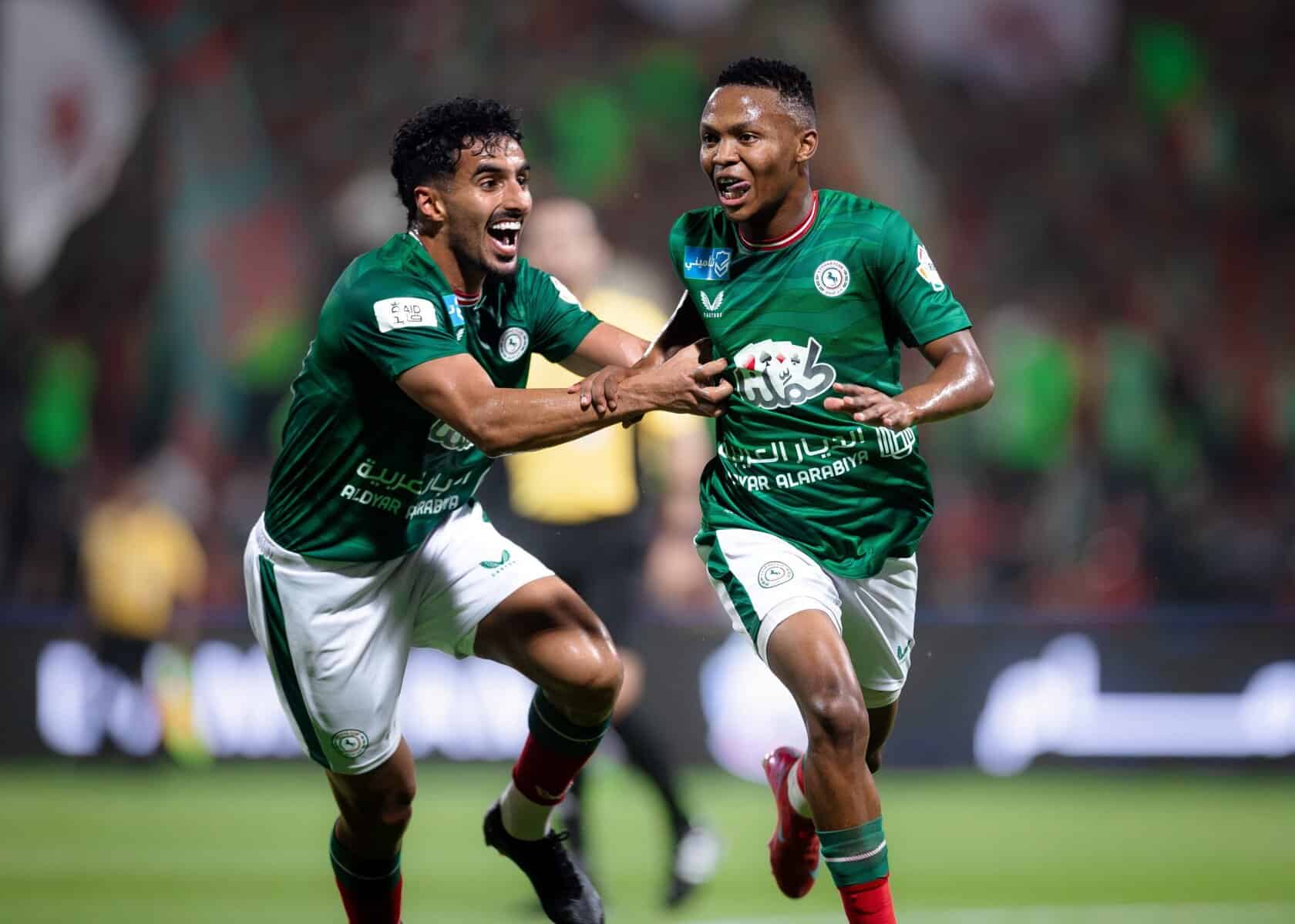 WATCH: Bafana's Nkota reacts to scoring debut goal for Al-Ettifaq