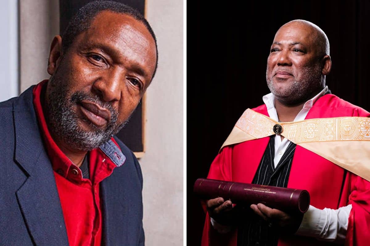 Themba Mkhize and Dr Jonathan Butler