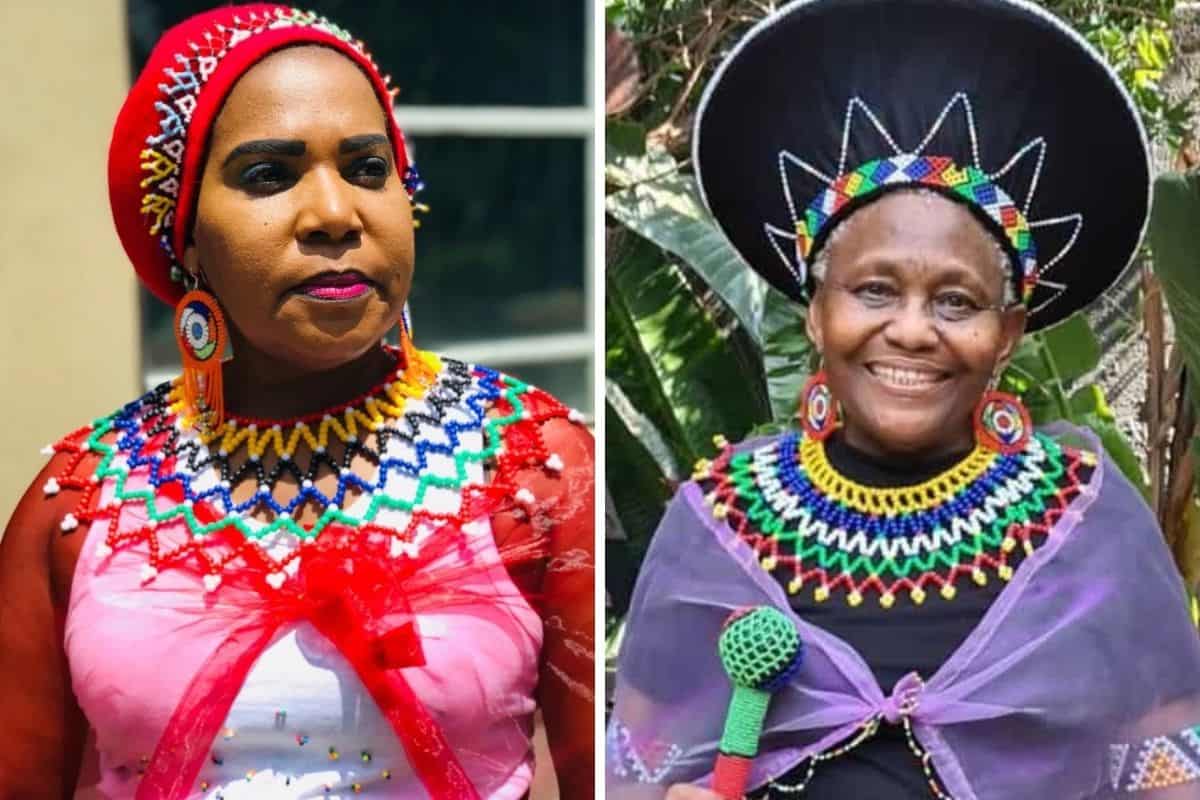 Sana Mcunu and the late Nandi Nyembe