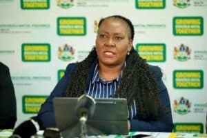 KwaZulu-Natal Health MEC Nomagugu Simelane.
