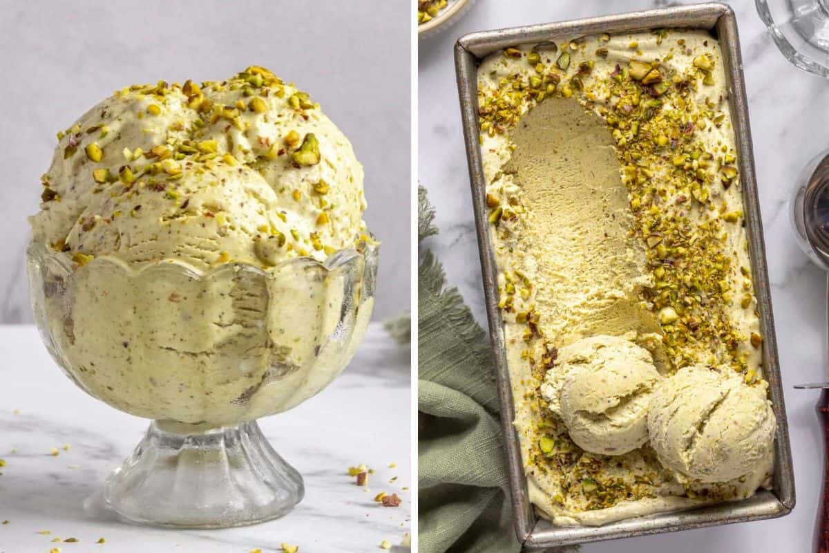 Pistachio ice cream