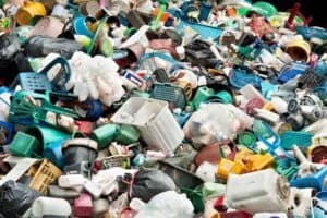 Plastic waste pollution