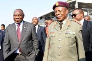 President Cyril Ramaphosa Maphwanya SANDF
