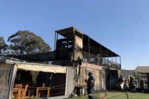 Fire at Rietvlei Zoo Farm in Johannesburg. Gauteng