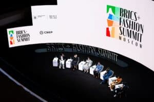 Arial shot of RICS+ Fashion Summit in Moscow