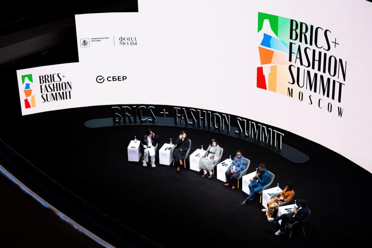 Arial shot of RICS+ Fashion Summit in Moscow