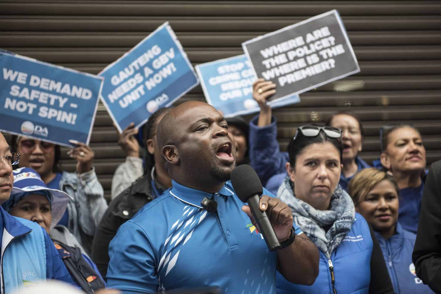 DA crime Gauteng Lesufi