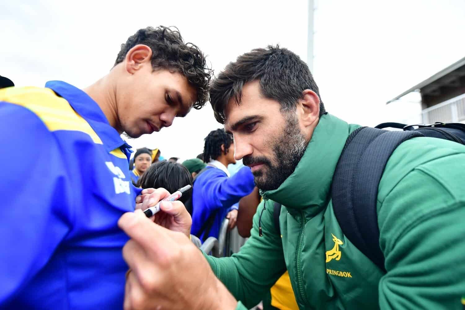 Springbok centre Damian de Allende