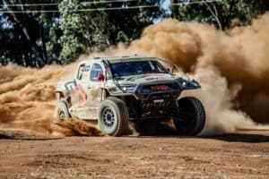 GR Toyota Hilux takes on Ford Ranger around Parys