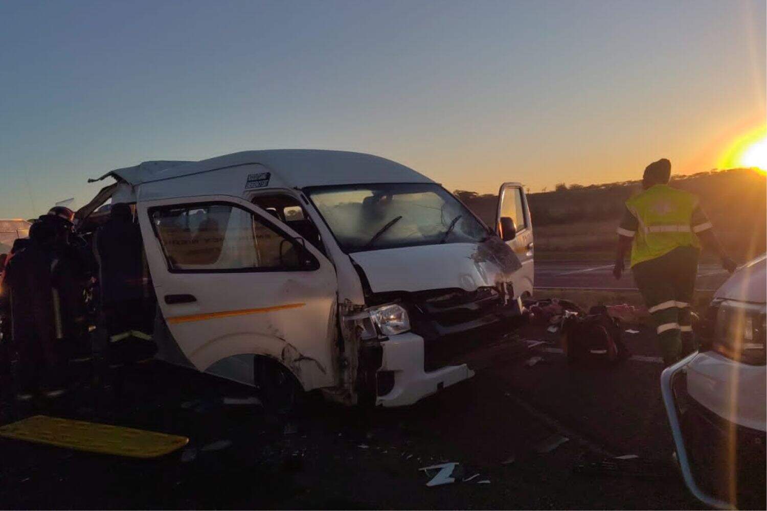 Four killed after truck and taxi collide on N3 toll near Bergville