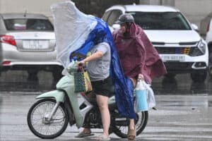 Vietnam evacuates tens of thousands as Typhoon Kajiki hits