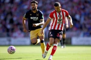 West Ham and Sunderland action